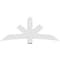 Ekena Millwork Alberta Architectural Grade PVC Gable Bracket, 72"W x 30"H x 4"D x 6"F, 10/12 Pitch GBP072X30X0406ALB00 - alternate 4